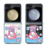 Hybrid Crystal Case For Z Flip 5 6 Sanrio Collection