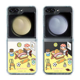 Hybrid Crystal Case For Z Flip 5 6 Sanrio Collection