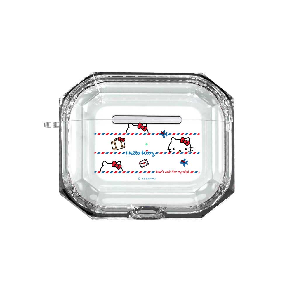 Airmail Stripes Airpods Case