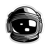 Astronaut Helmet Acrylic Popup Stand