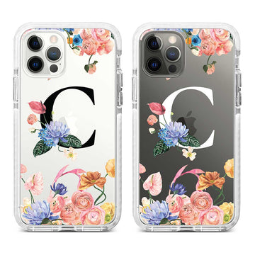 [Ready] Blissful Beauty Initials C Hybrid Crystal Case Samsung S23 FE