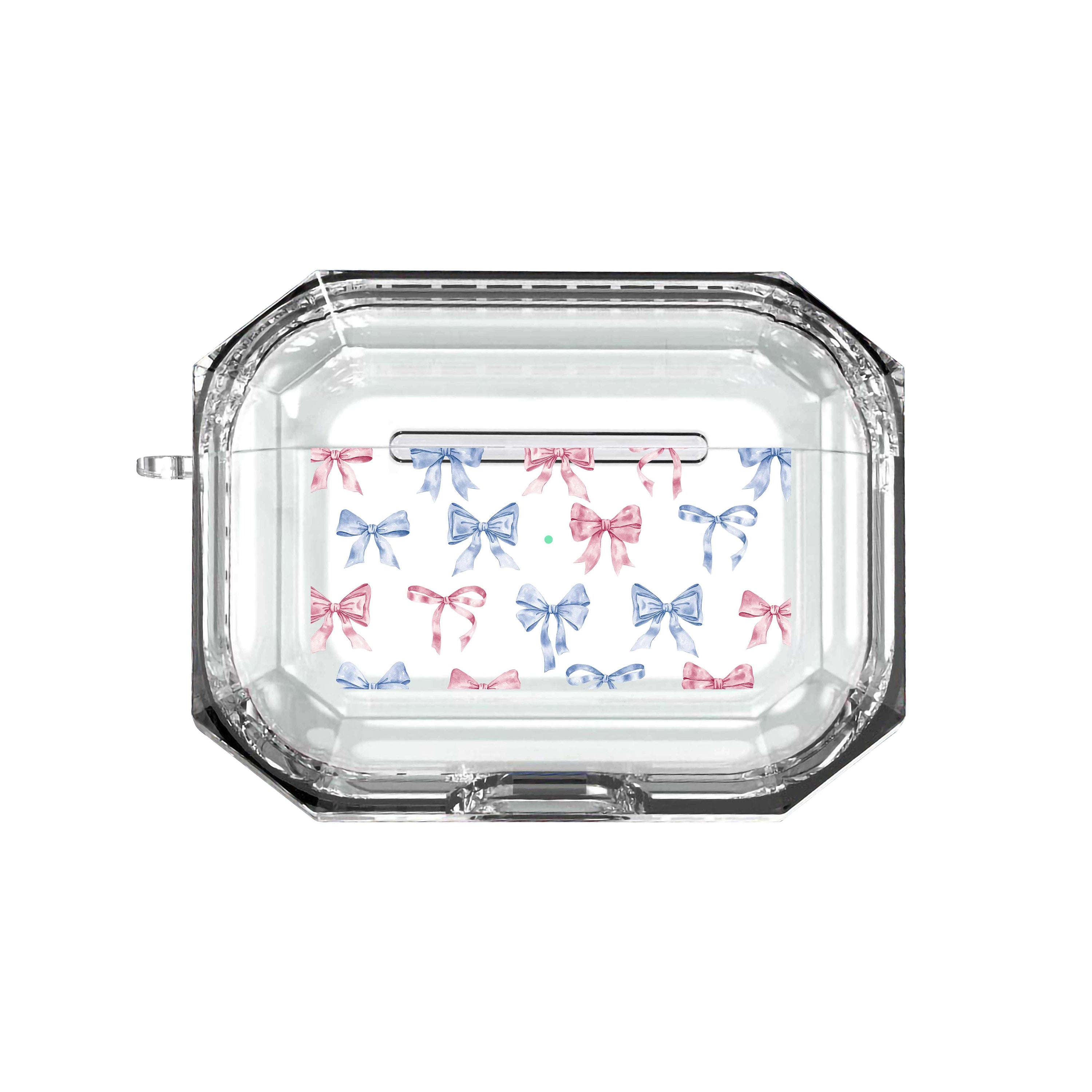 Blue Pink Ribbons Airpods Or Earbuds Case