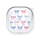 Blue Pink Ribbons Airpods Or Earbuds Case