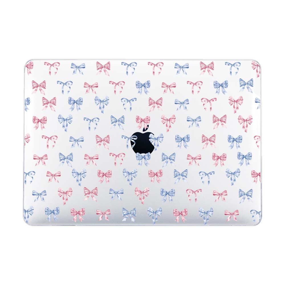Blue Pink Ribbons Macbook Case – Cassion Official