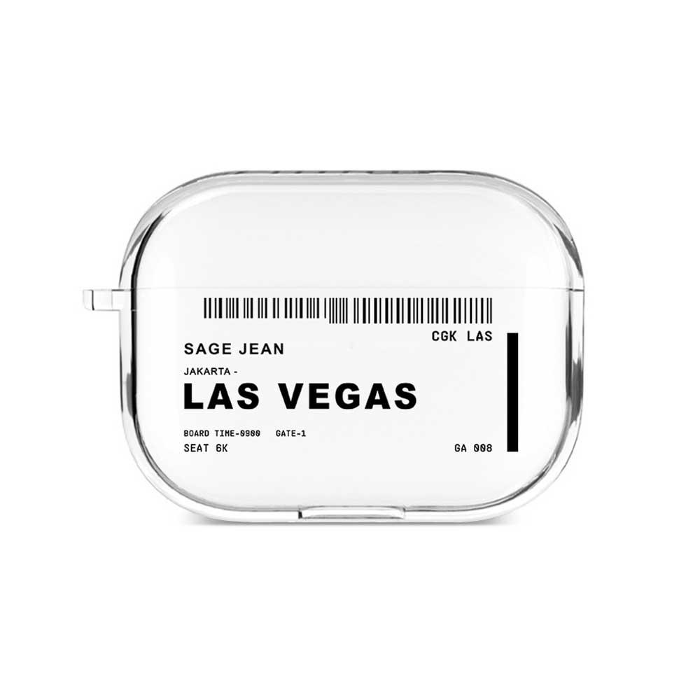 Personal Boarding Pass Airpods or Earbuds Case (Custom)