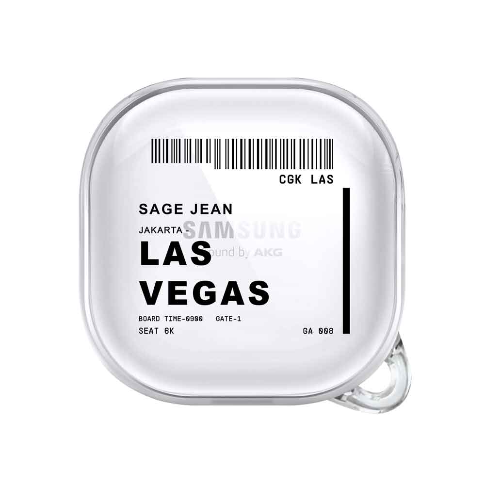 Personal Boarding Pass Airpods or Earbuds Case (Custom)