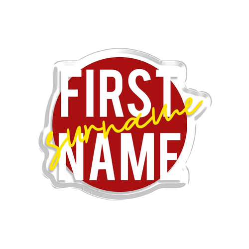 Custom Your Name Acrylic Popup Stand