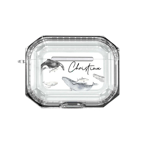 Custom Your Name In The Underwater Kingdom Airpods Or Earbuds Case