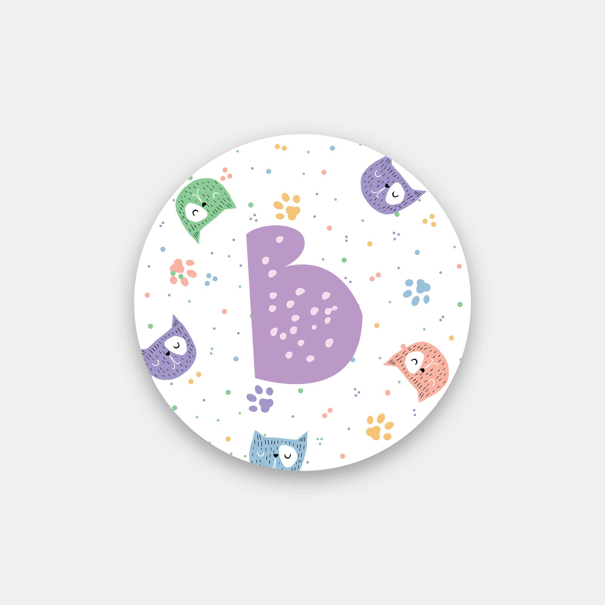 Cute Initials Popup Stand