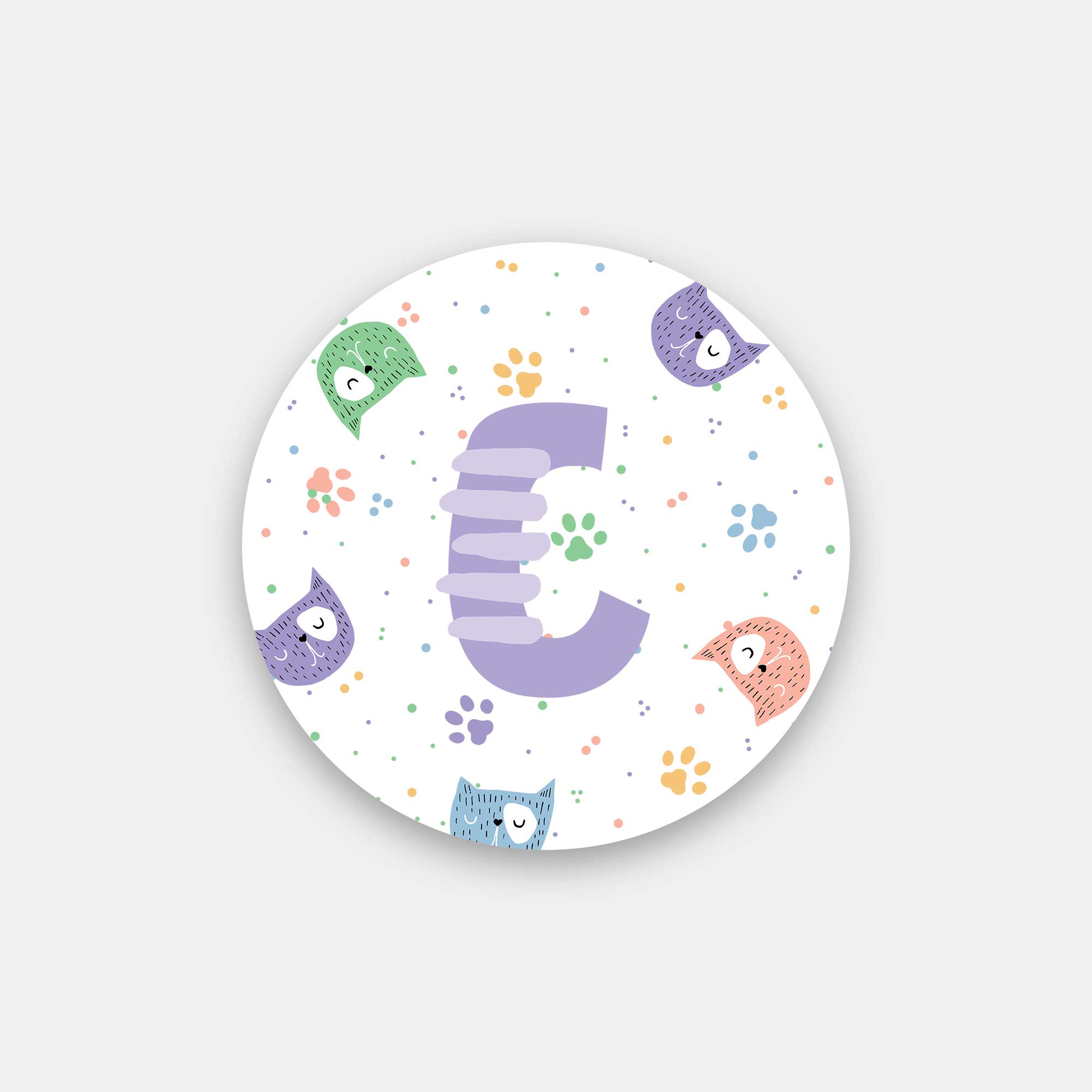 Cute Initials Popup Stand