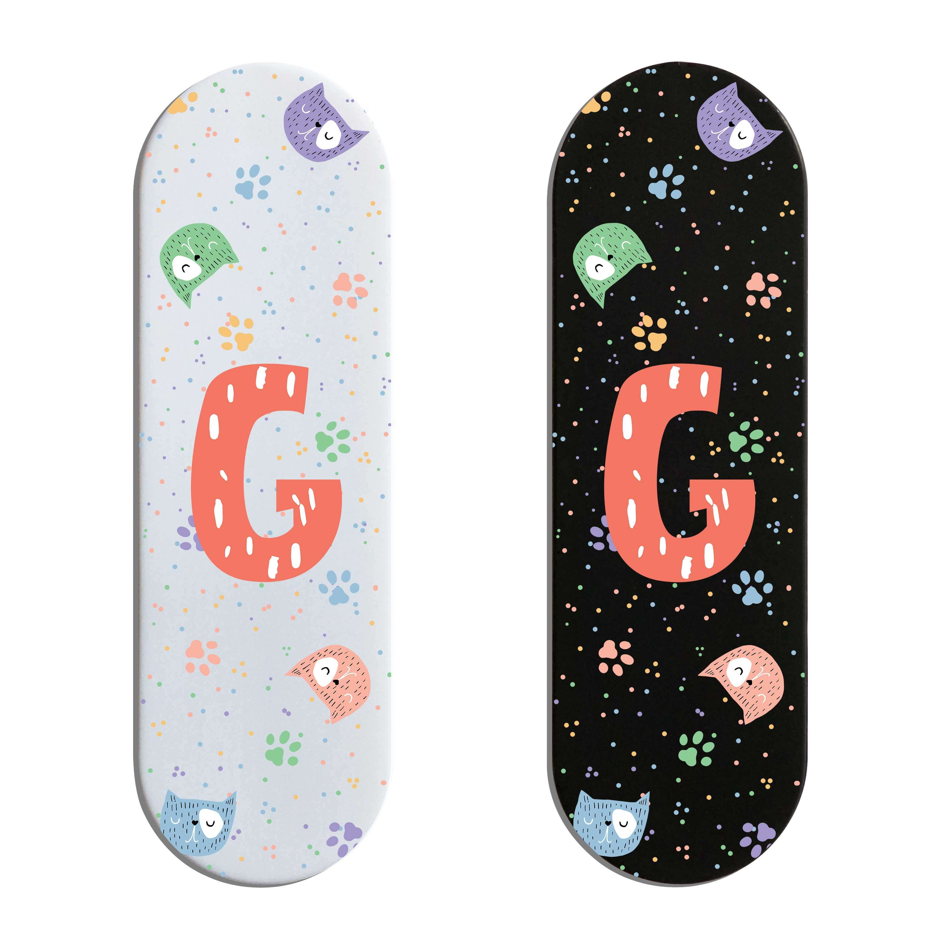 Cute Initials Finger Grip