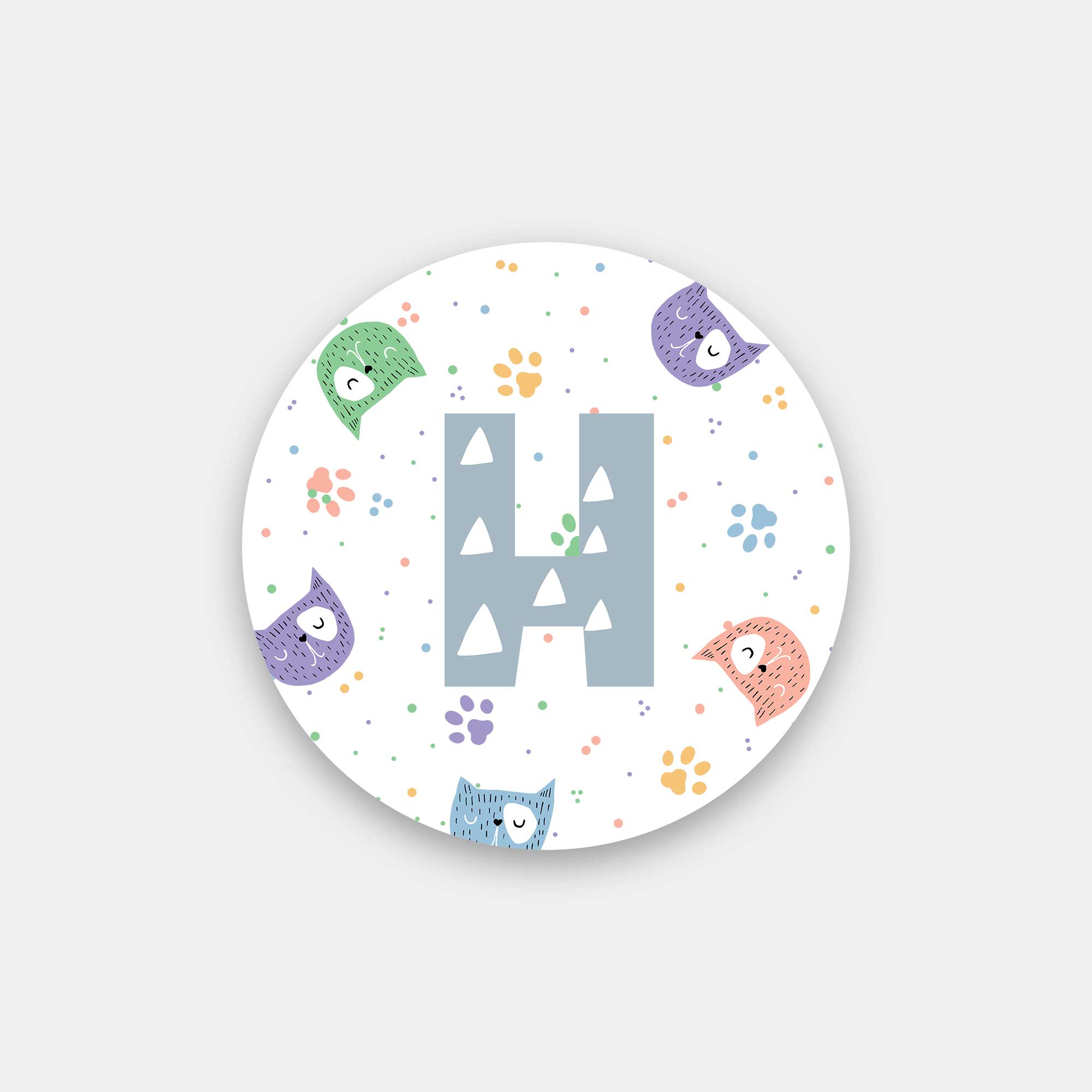 Cute Initials Popup Stand