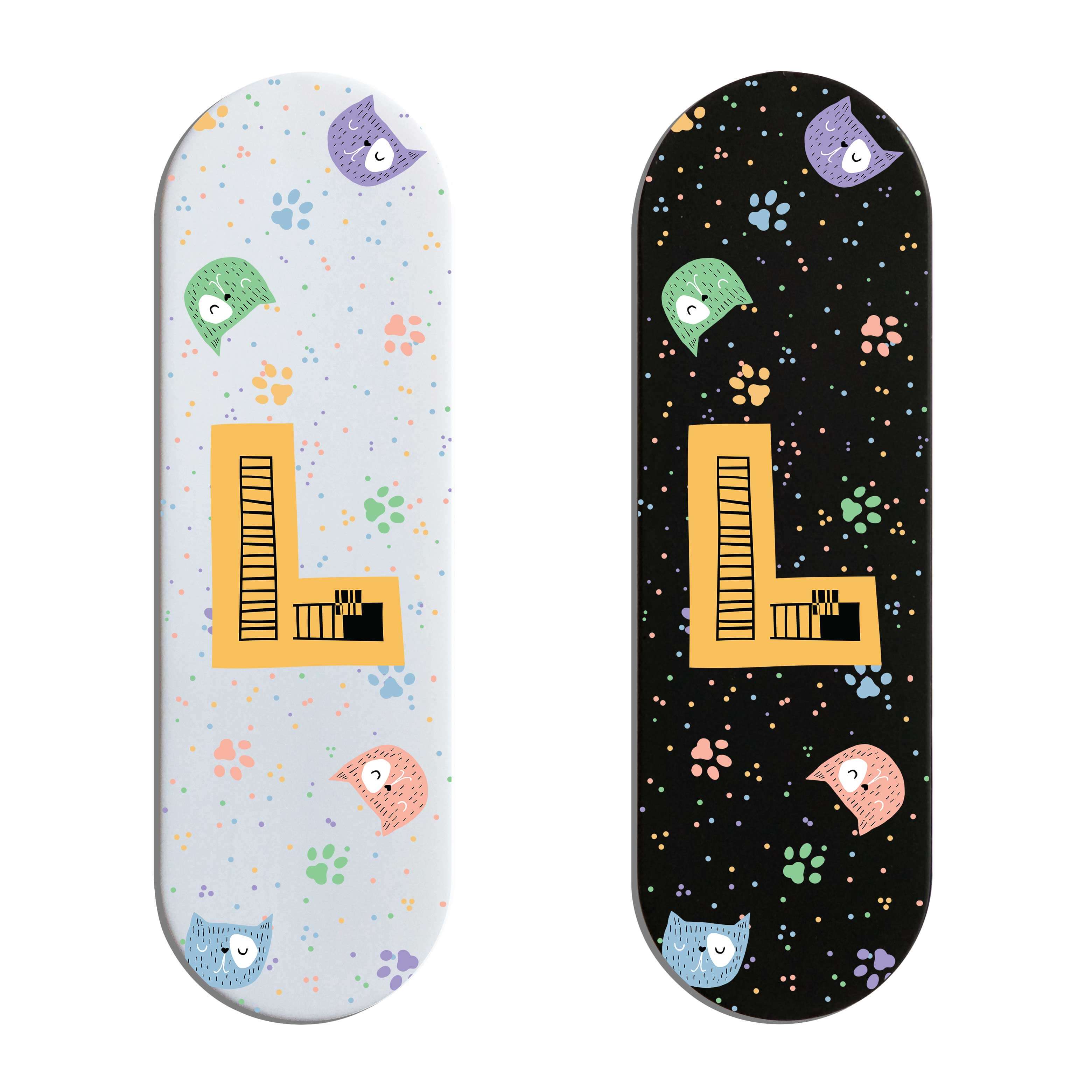 Cute Initials Finger Grip