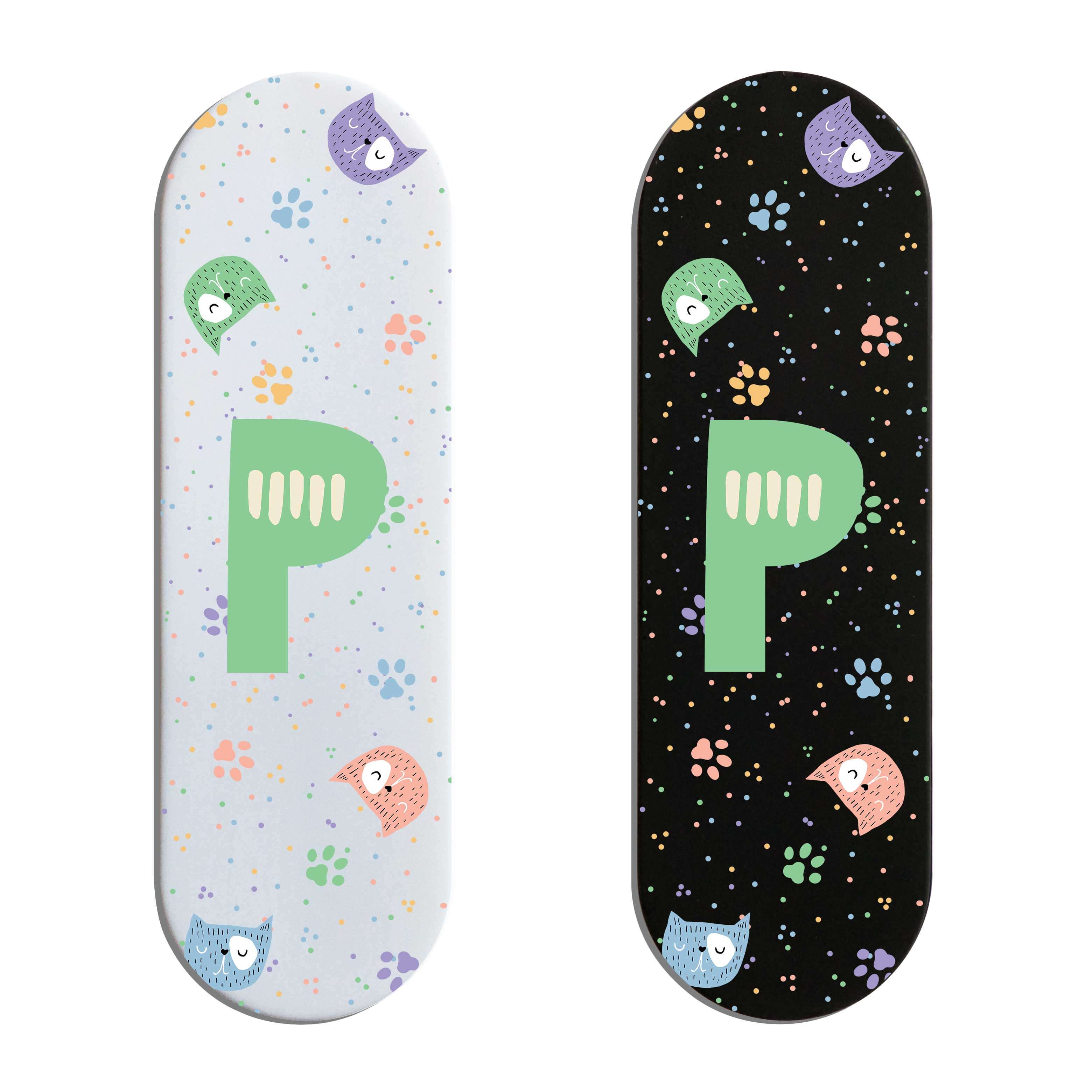 Cute Initials Finger Grip