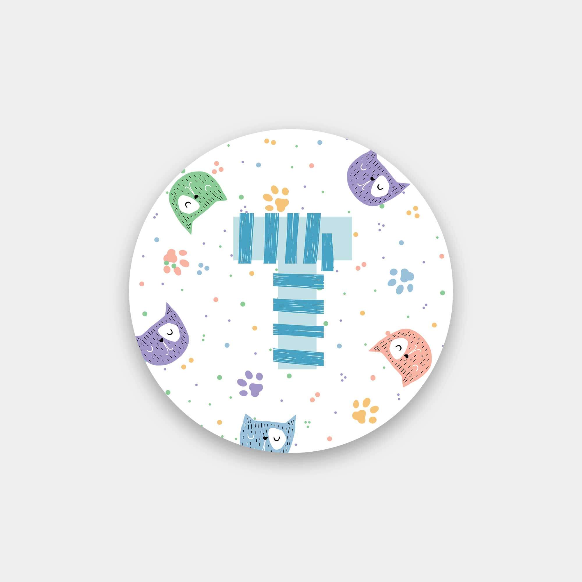 Cute Initials Popup Stand