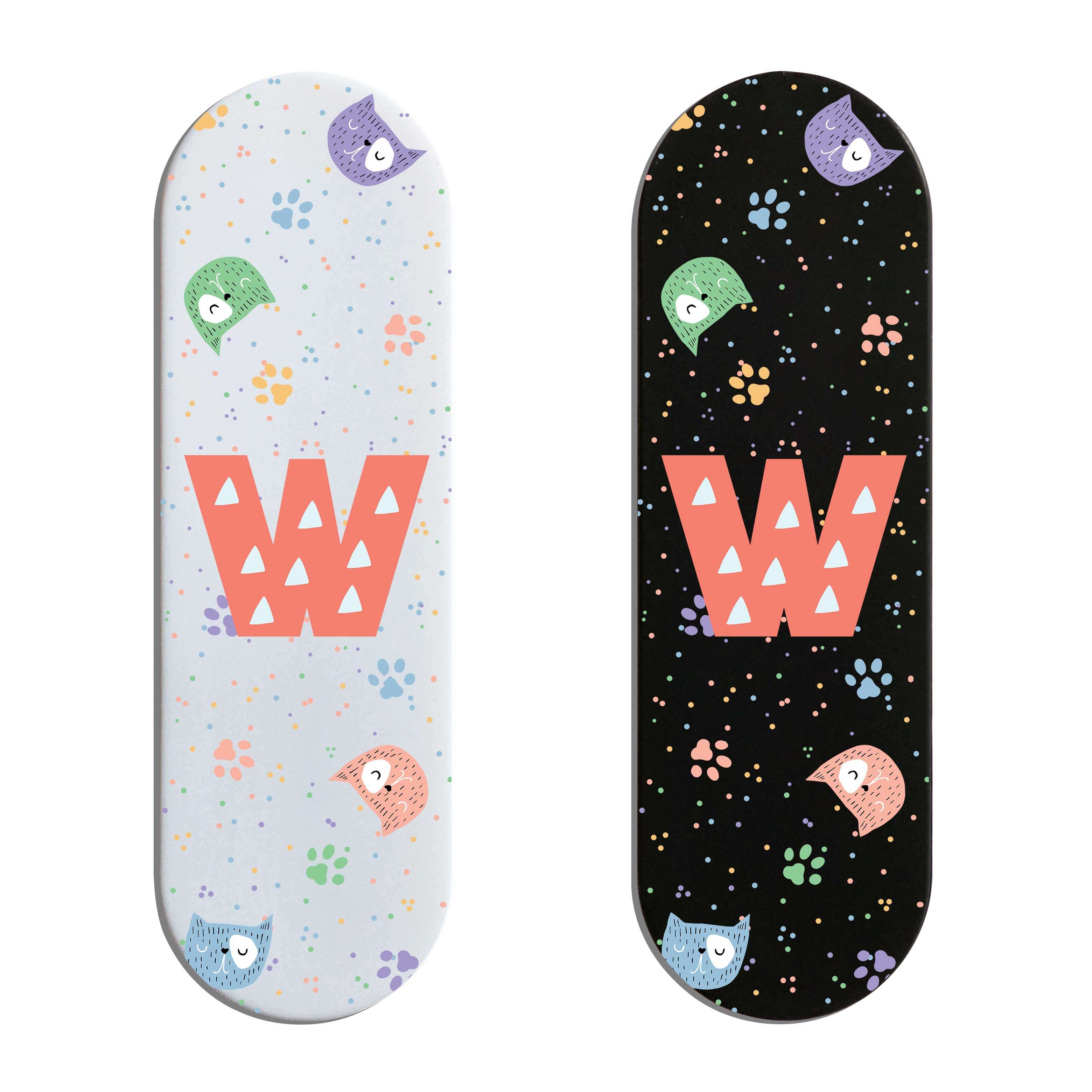 Cute Initials Finger Grip