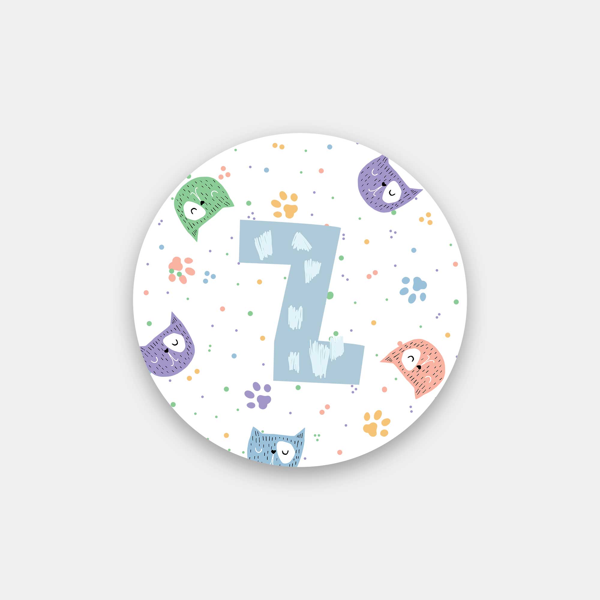 Cute Initials Popup Stand