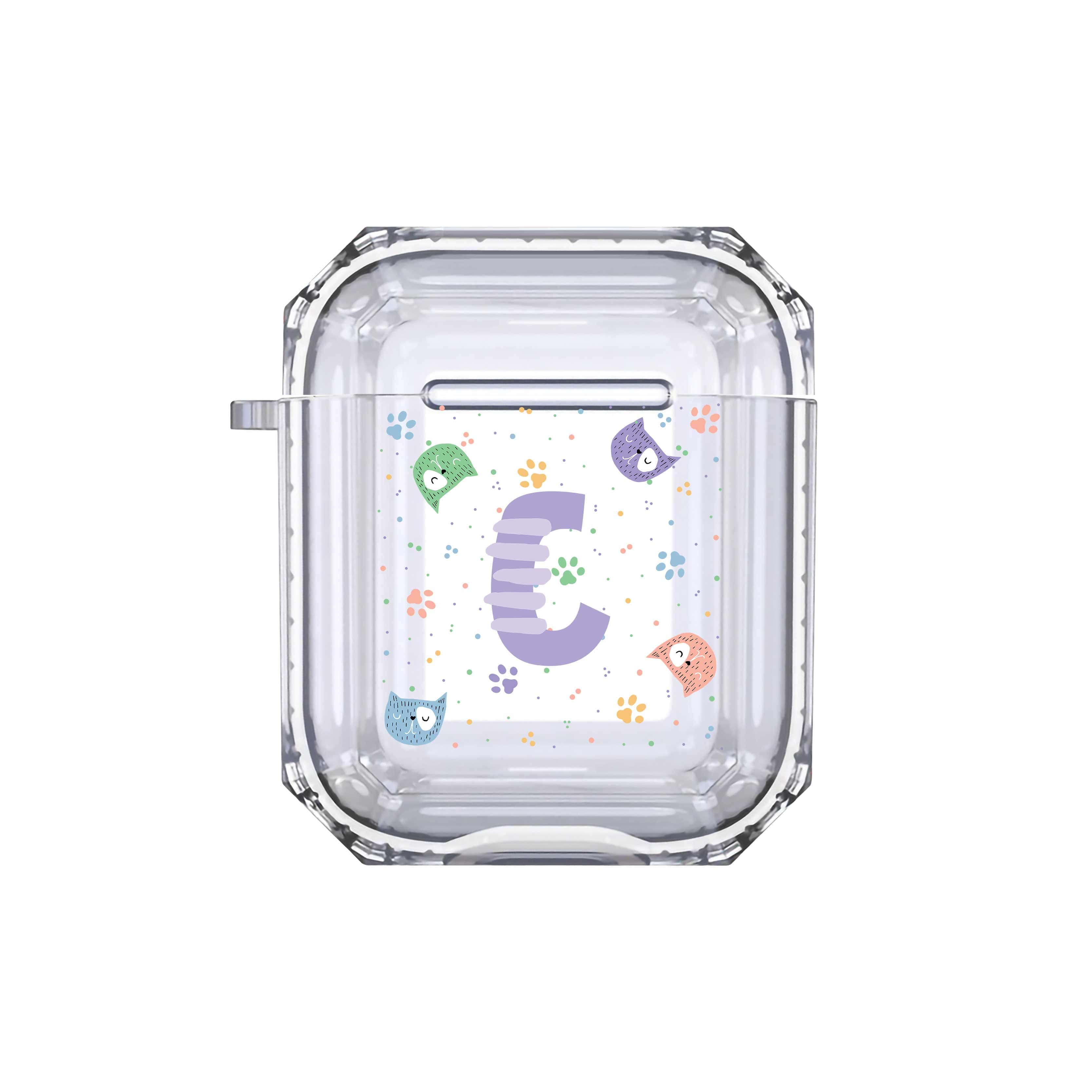 Cute Initials Airpods or Earbuds Case