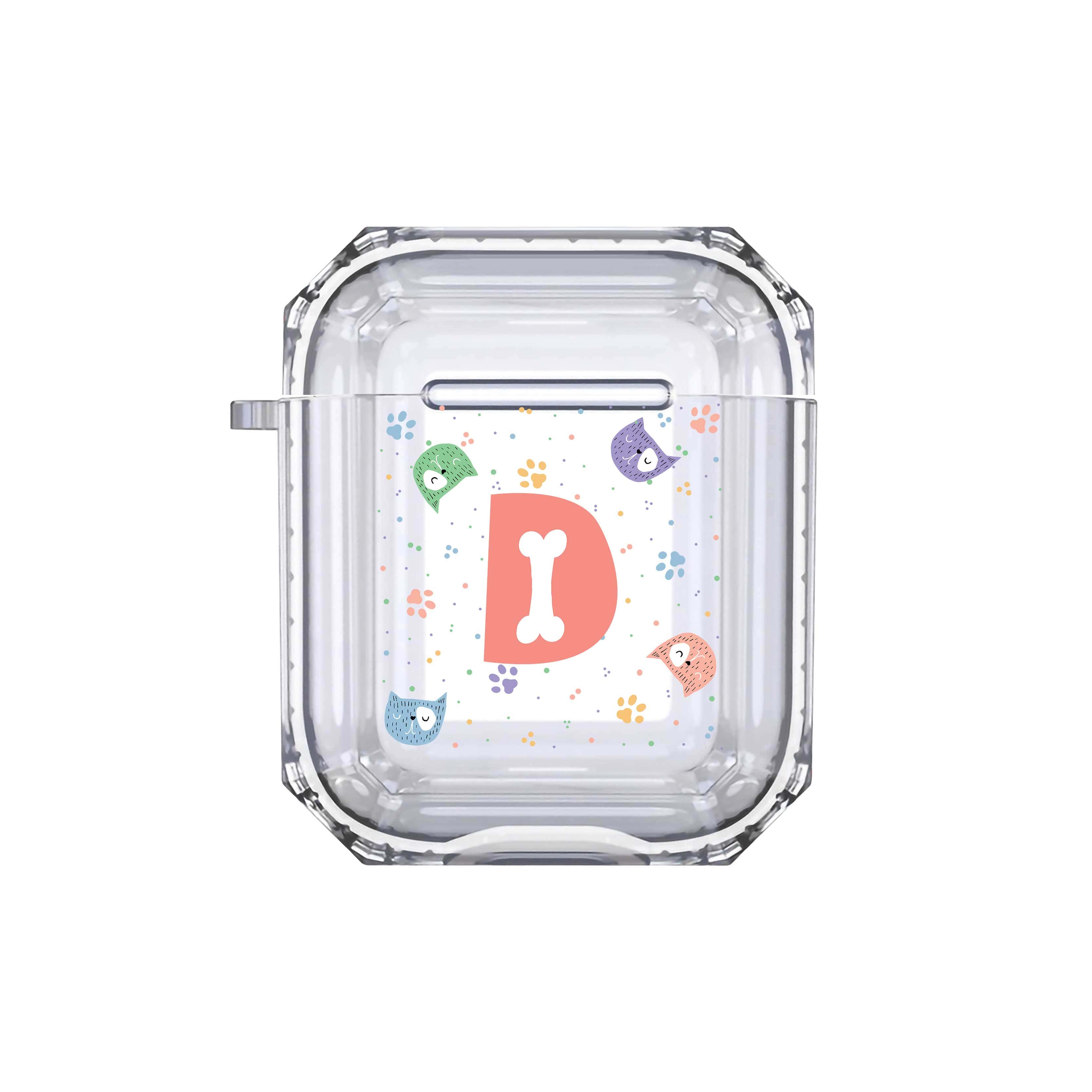 Cute Initials Airpods or Earbuds Case