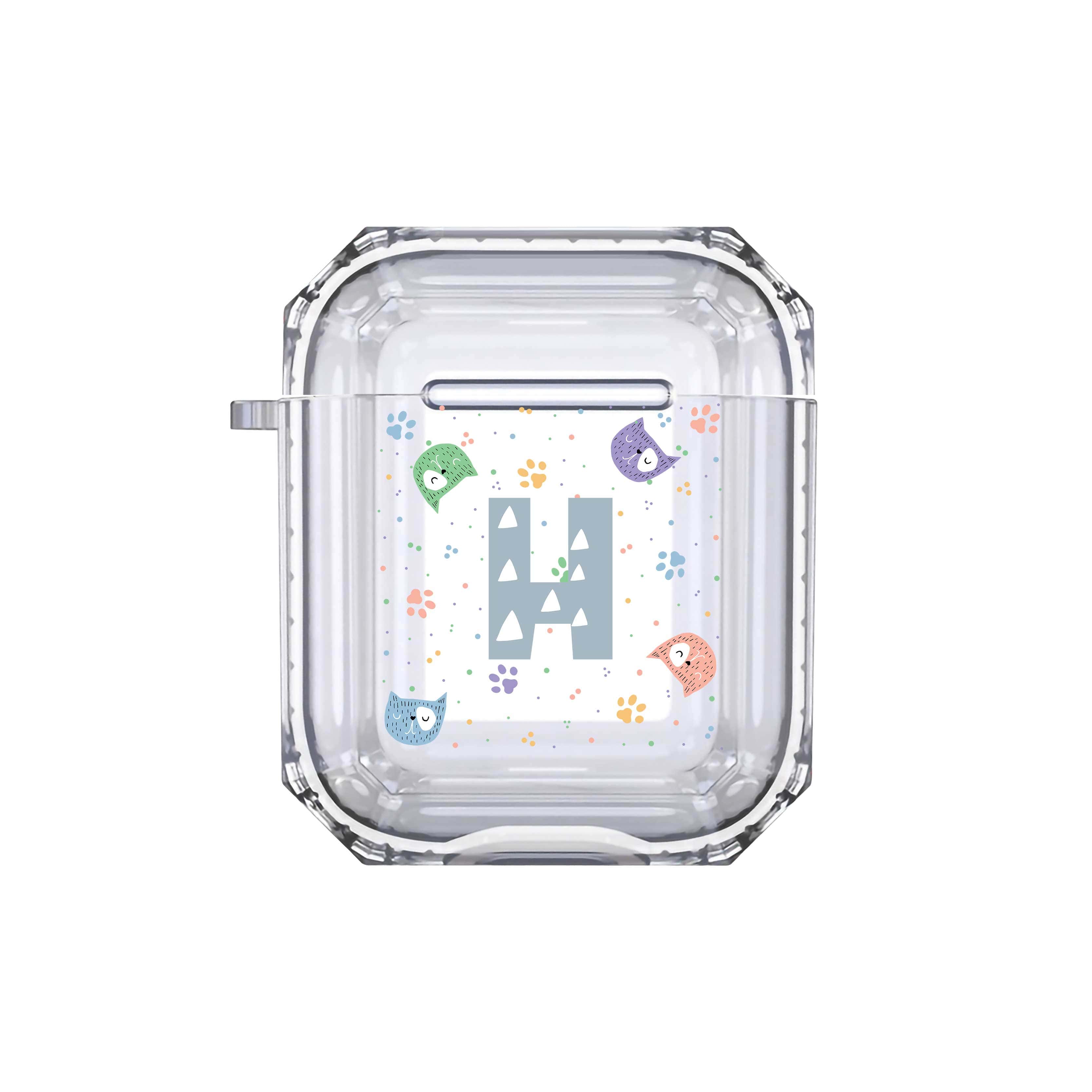 Cute Initials Airpods or Earbuds Case