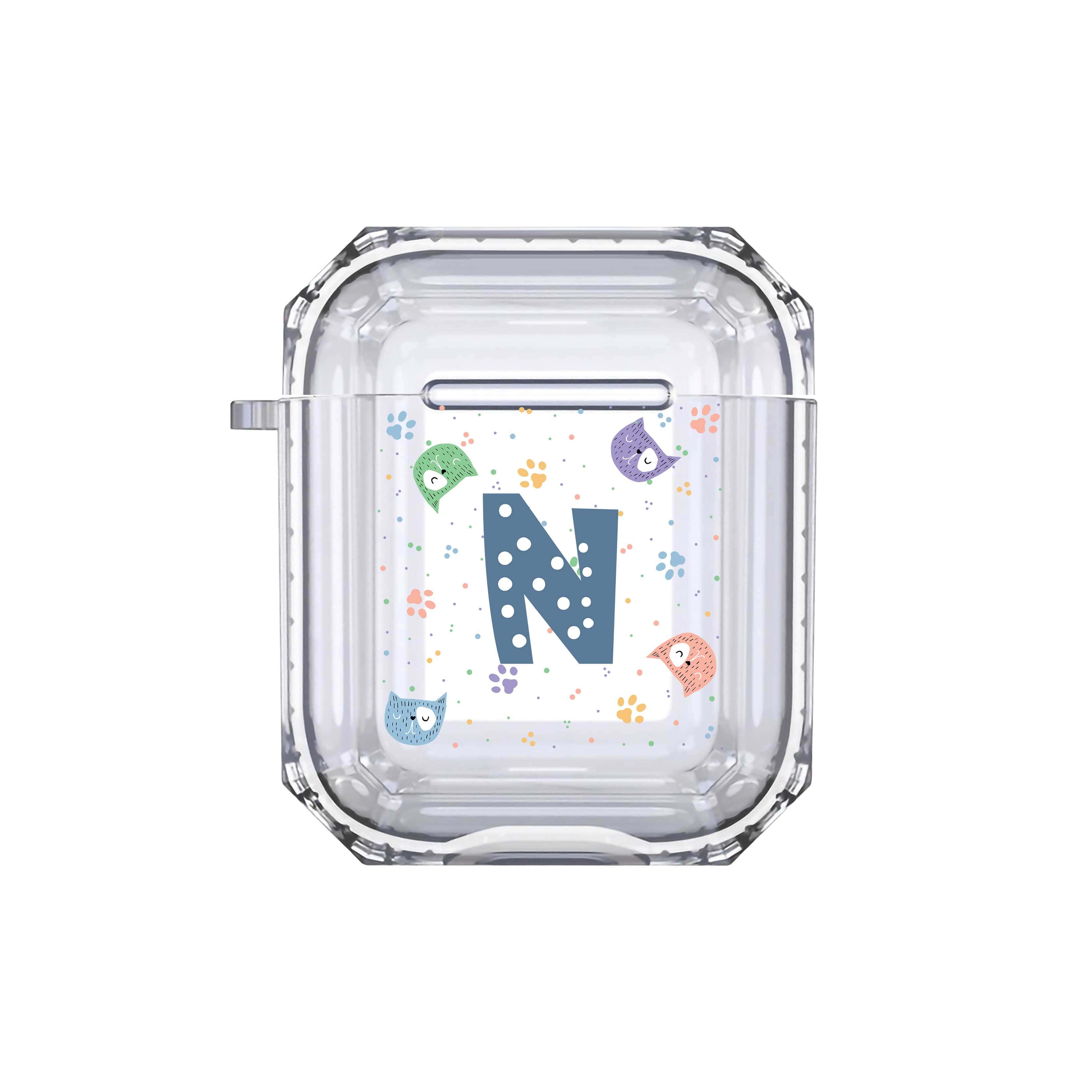 Cute Initials Airpods or Earbuds Case