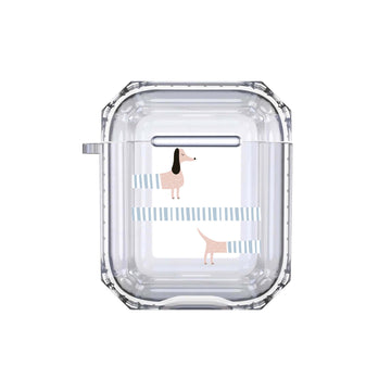 Dachshund Pieces Airpods or Earbuds Case
