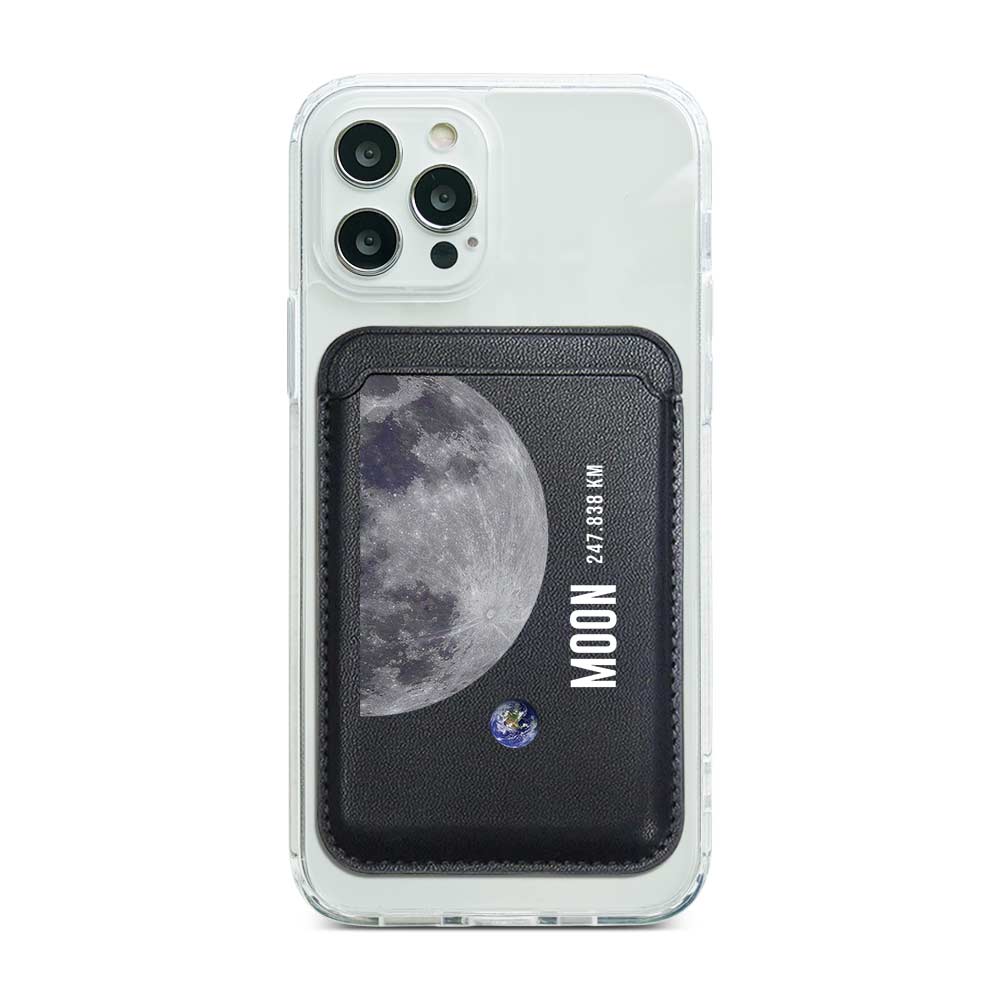 Distance Of The Moon Magnetic Pocket Wallet