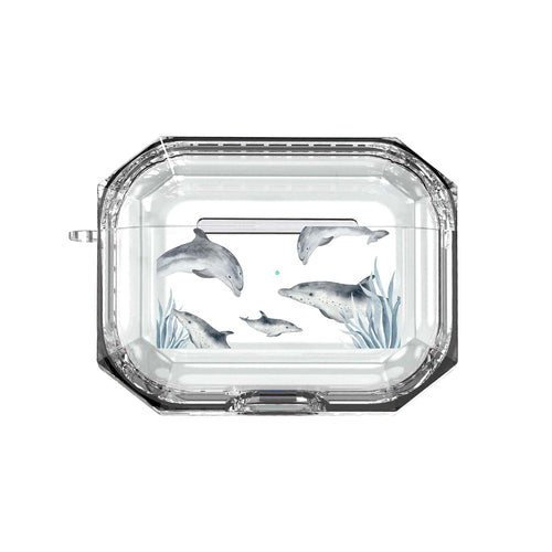 Dolphins Dive Into The Sea Airpods Or Earbuds Case
