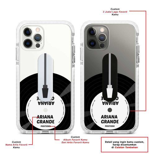 Fav Song in Vynil Records + Finger Grip (Custom)