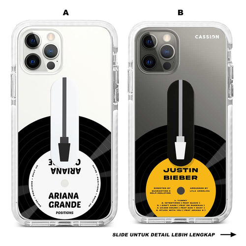 Fav Song in Vynil Records + Finger Grip (Custom)