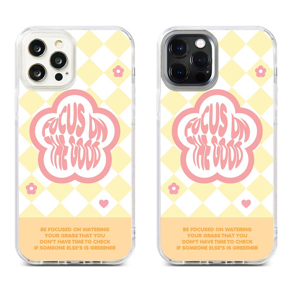 [Ready] Cassion Focus On The Good for Samsung Hybrid Crystal Case Samsung A53