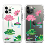 Frogs on Lotus