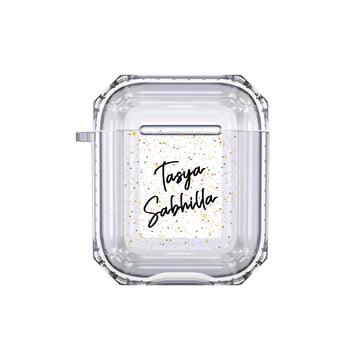 Glittering On Your Name Airpods or Earbuds Case