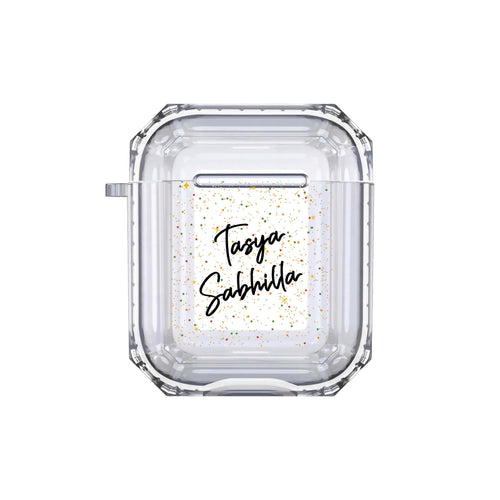 Glittering On Your Name Airpods or Earbuds Case