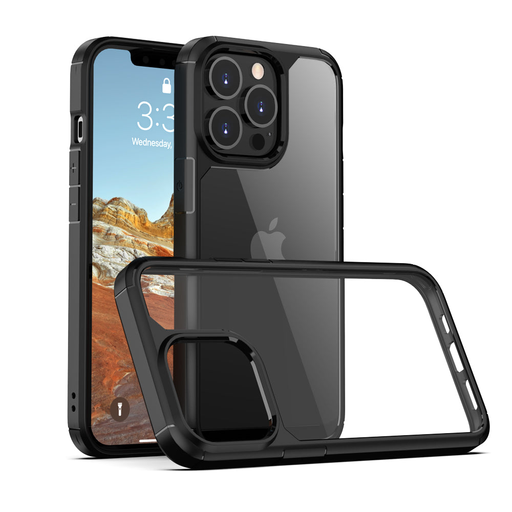 Hybrid Rubber Armor Case for iPhone & Samsung