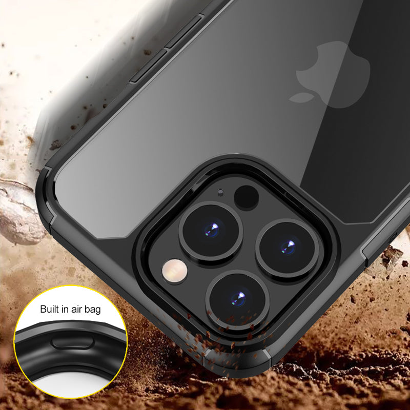 Hybrid Rubber Armor Case for iPhone & Samsung