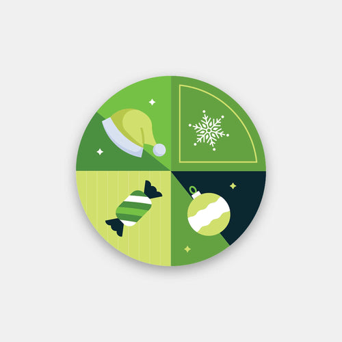 Happy Christmas Popup Stand