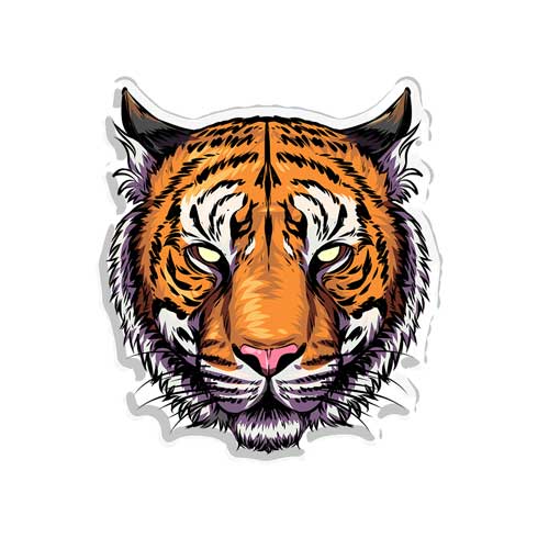 Japan Mask - Tiger Acrylic Popup Stand