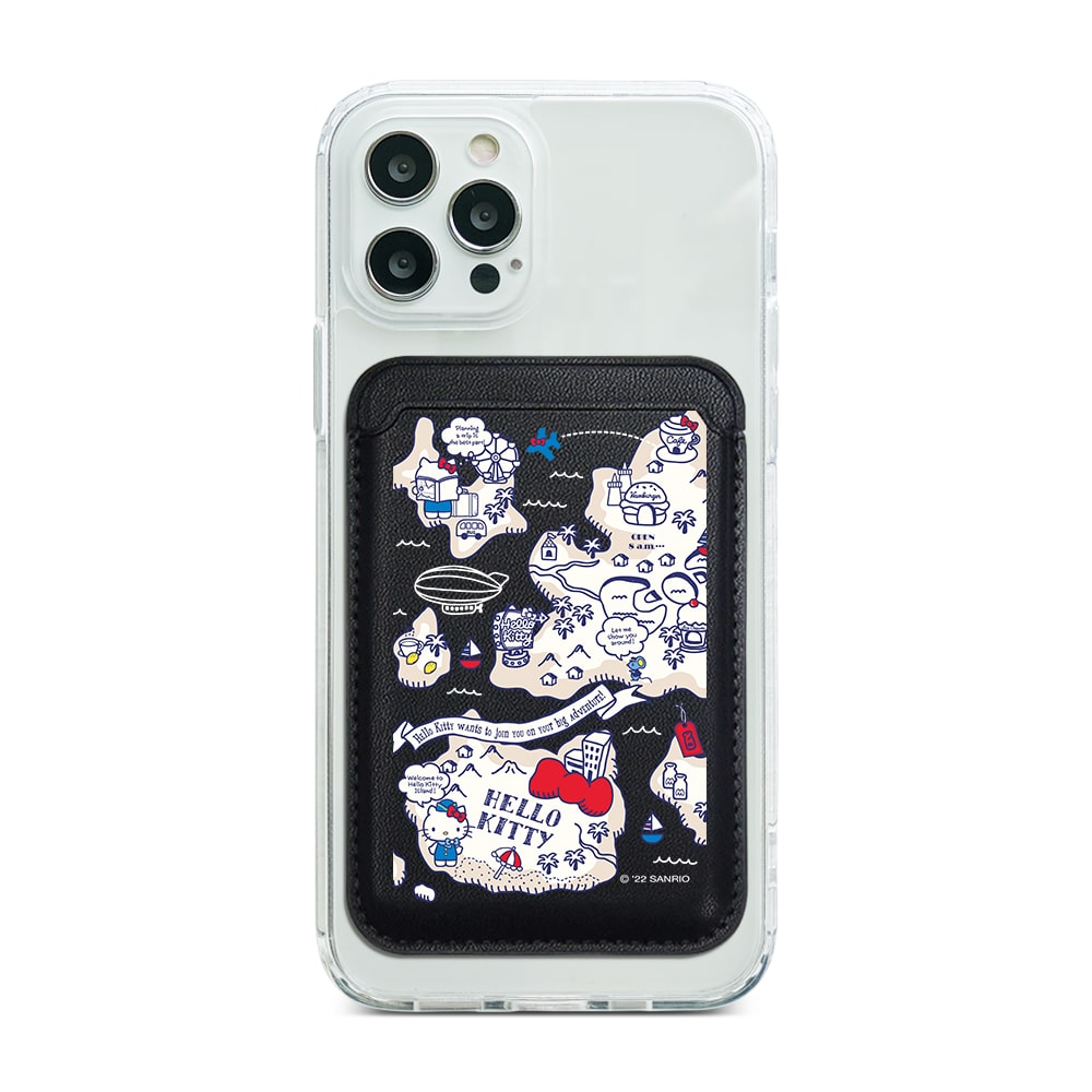 [READY] Kawaii Maps Magnetic Pocket Wallet