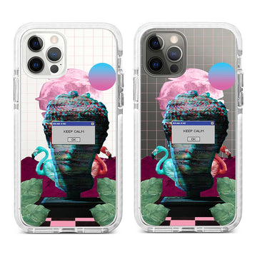 [Ready] Cassion Keep Calm for iPhone Hybrid Crystal Case iPhone XS Max