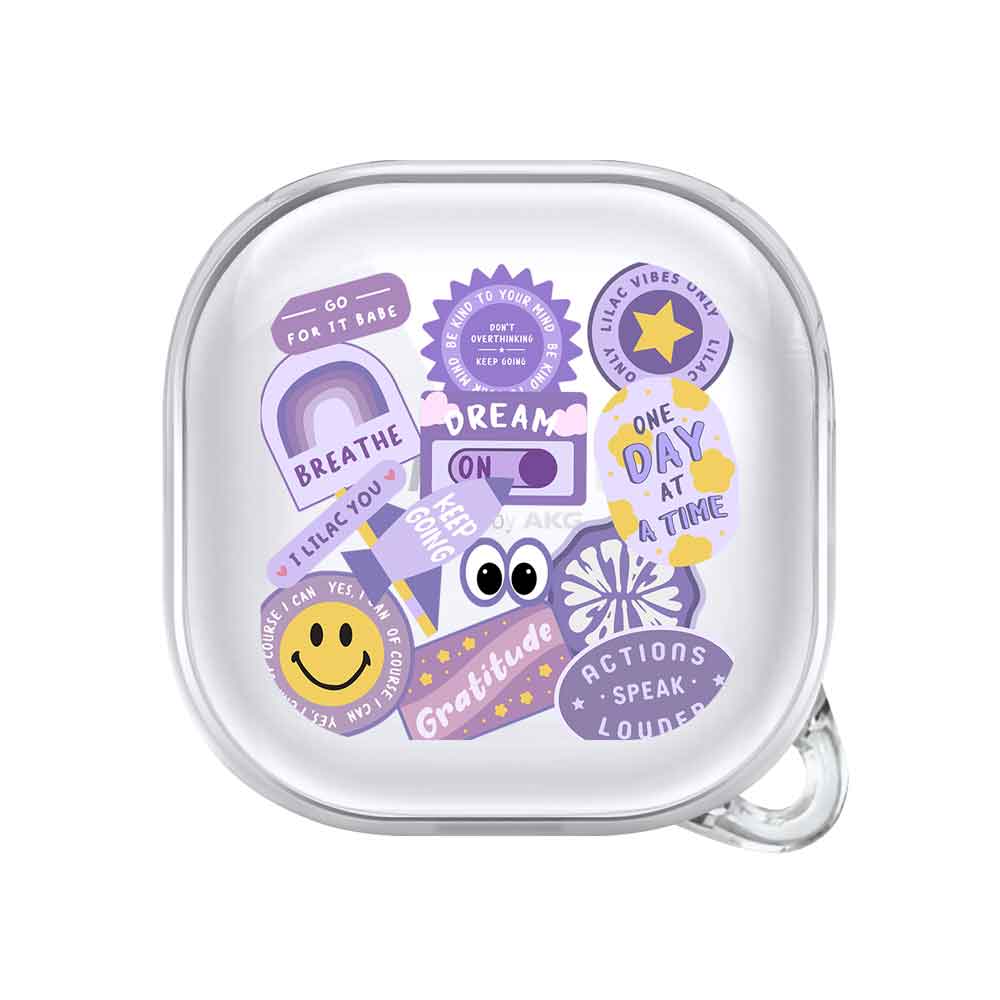 Lilac Affirmations Airpods Case