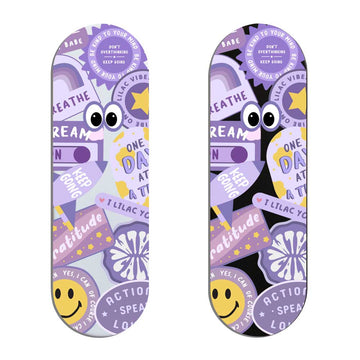 Lilac Affirmations Finger Grip