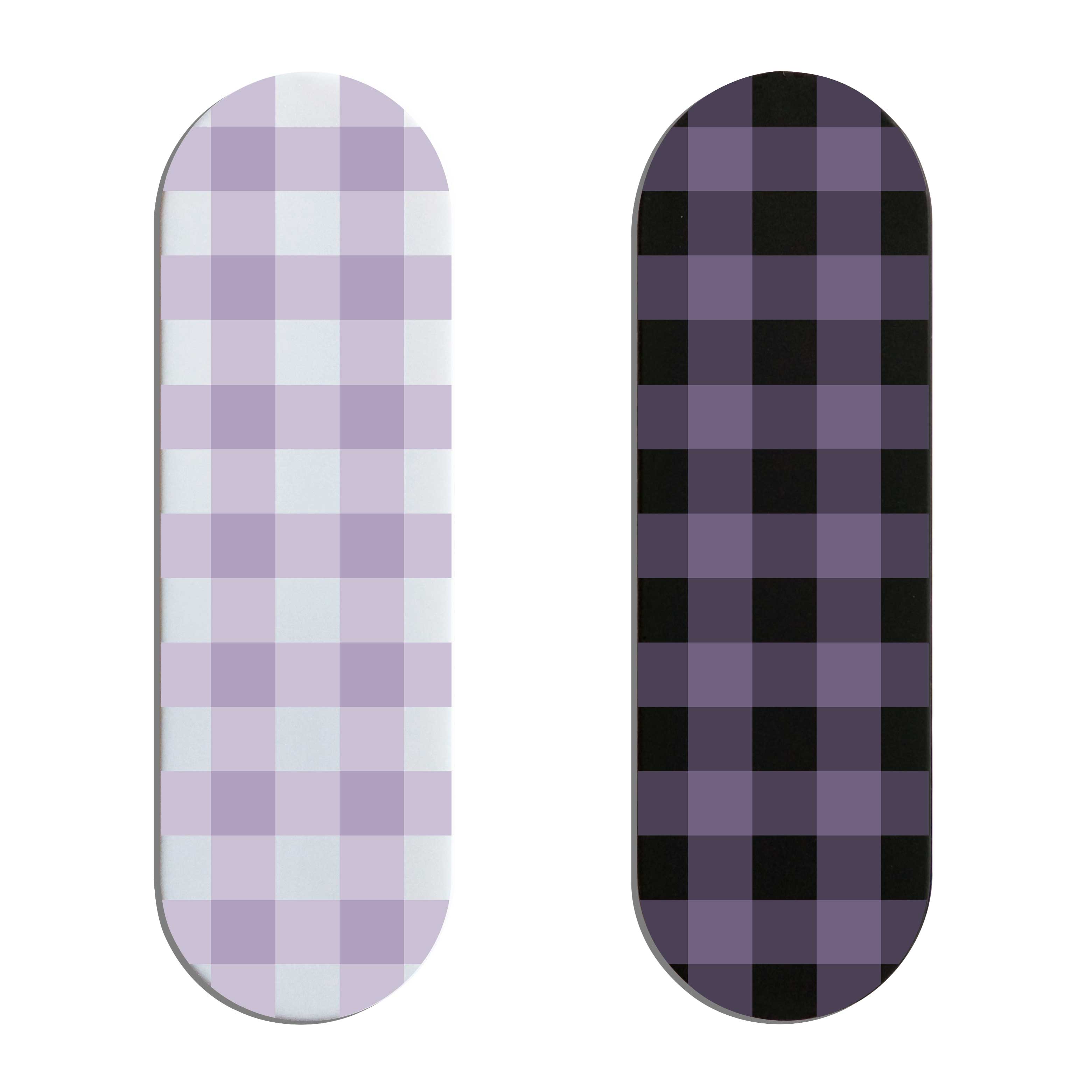 [READY] Lilac Tartan Finger Grip