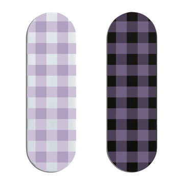 [READY] Lilac Tartan Finger Grip