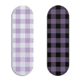 Lilac Tartan Finger Grip