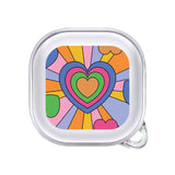 Lovely Retro Hearts Airpods Case