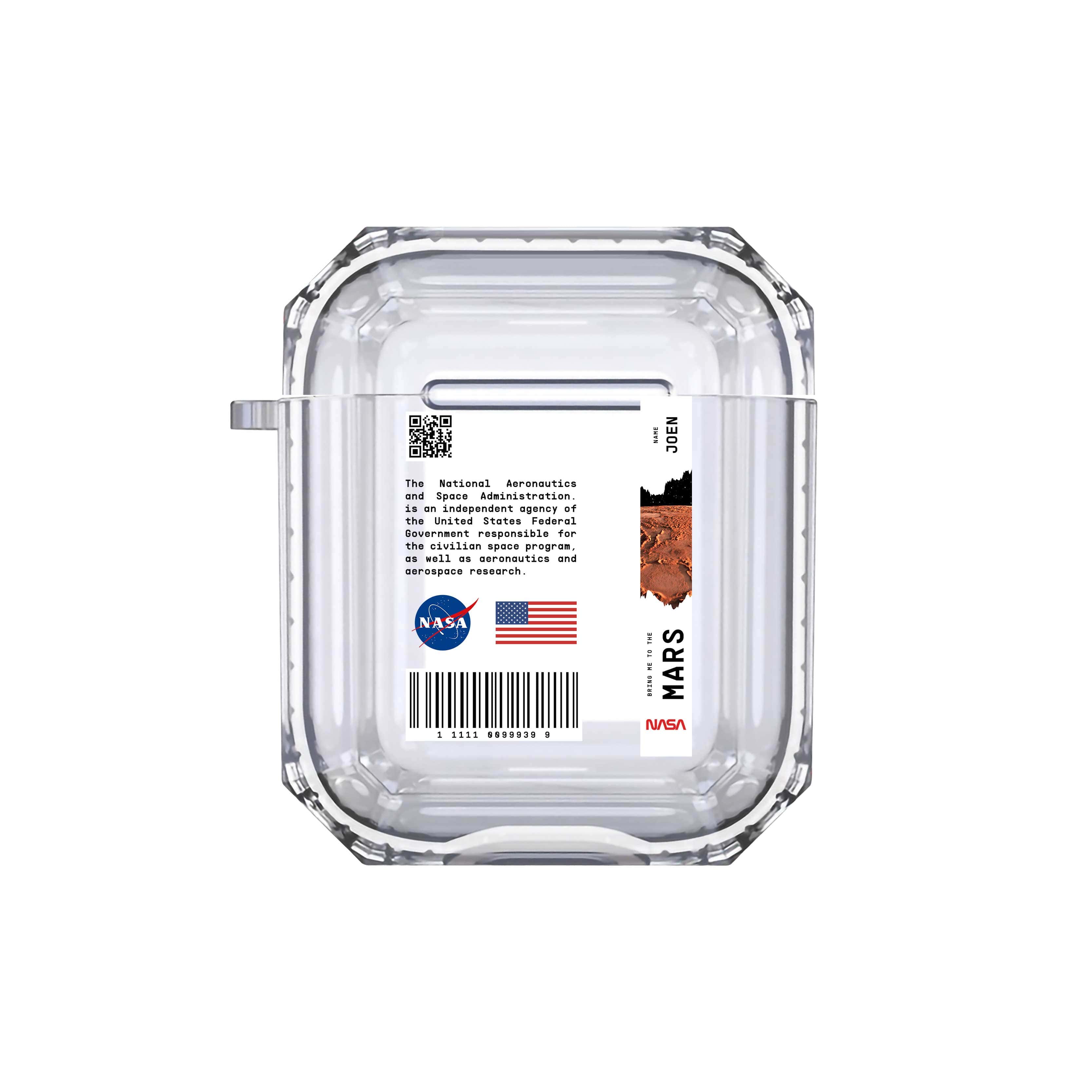 Nasa Wristband Airpods or Earbuds Case