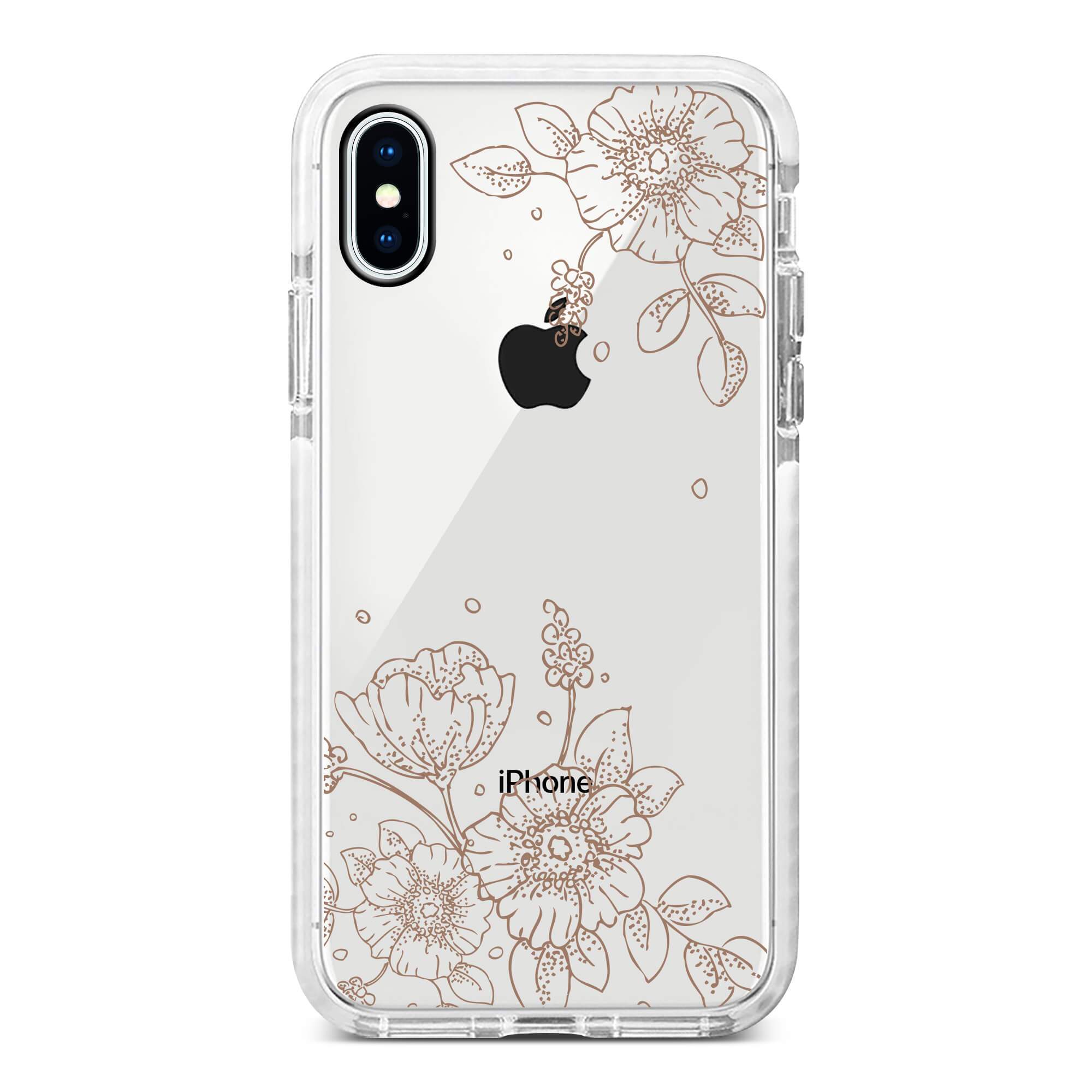 Vintage Line-Art Flowers