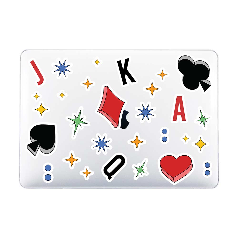 Playing Cards Sticker Macbook Case