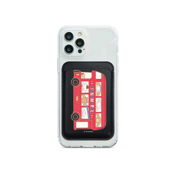 [READY] Red Double Decker Bus Magnetic Pocket Wallet